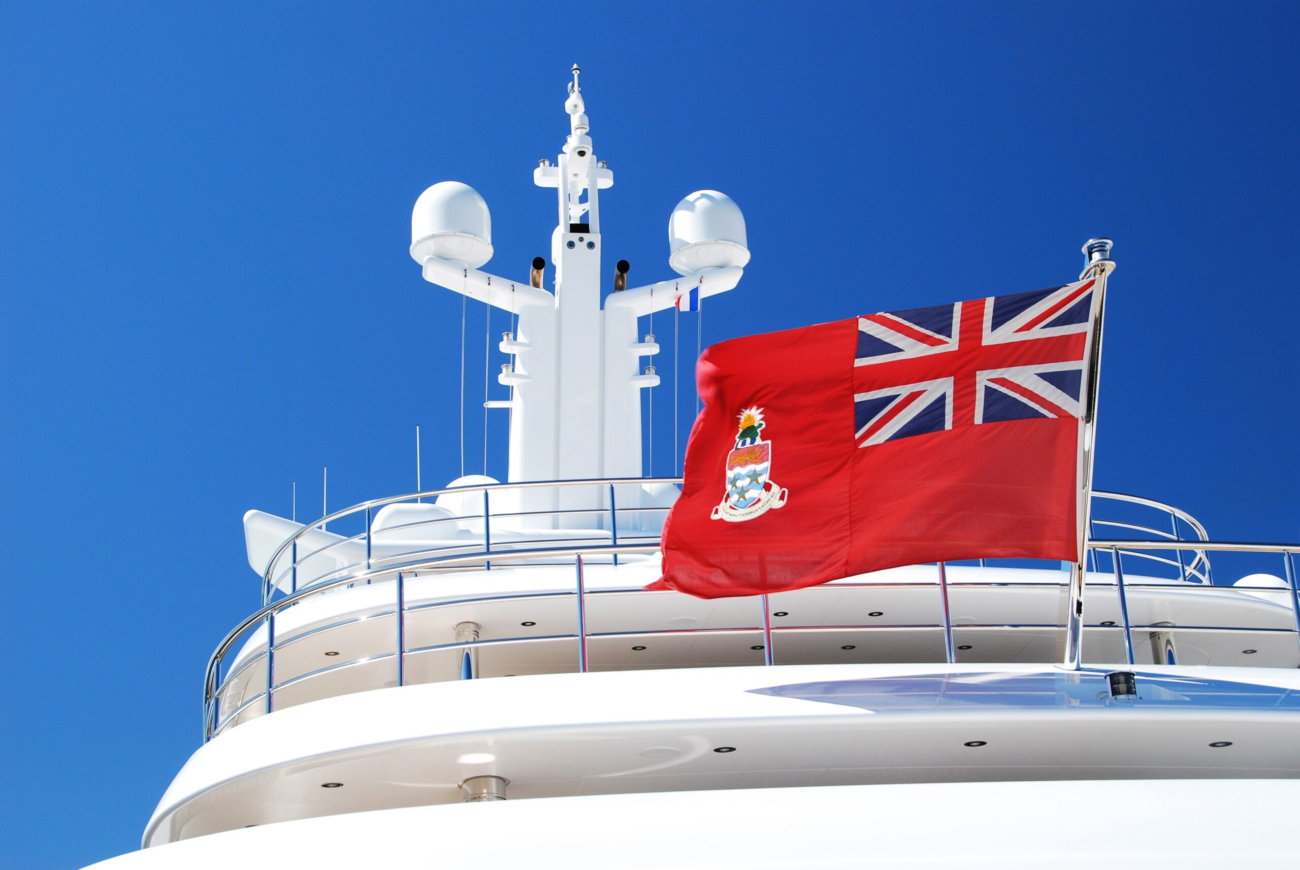 red ensign on yachts